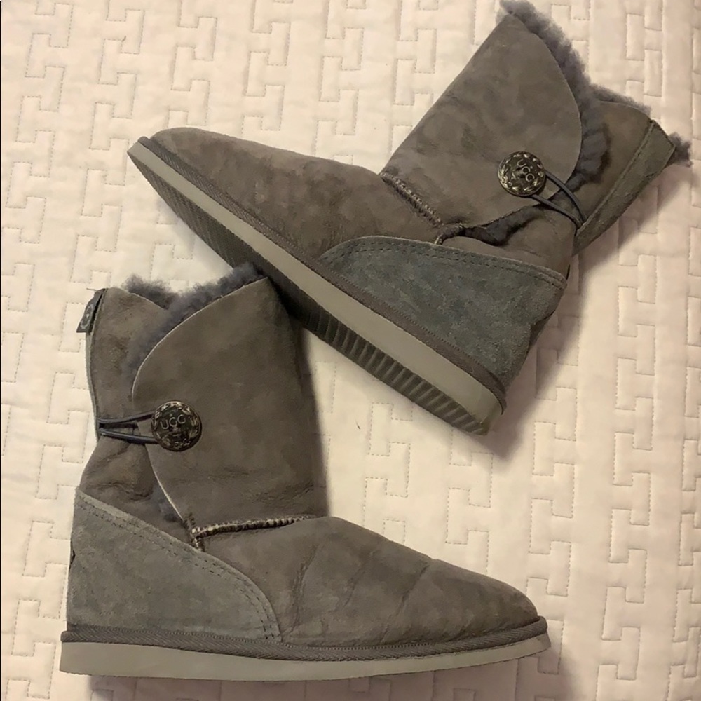Ugg styled Bailey button boots